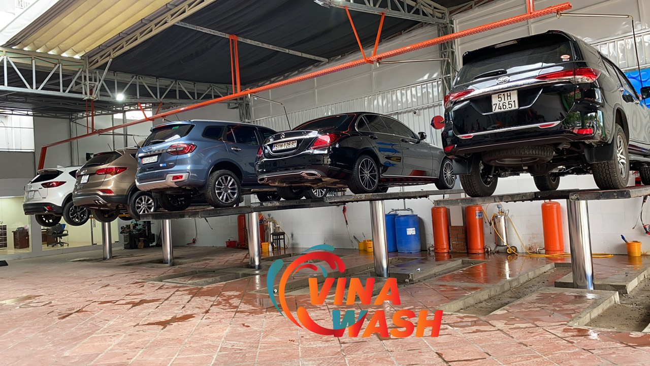 VinaWash - Hệ thống rửa xe & chăm sóc xe hàng đầu Việt Nam với hệ thống trang thiết bị hiện đại