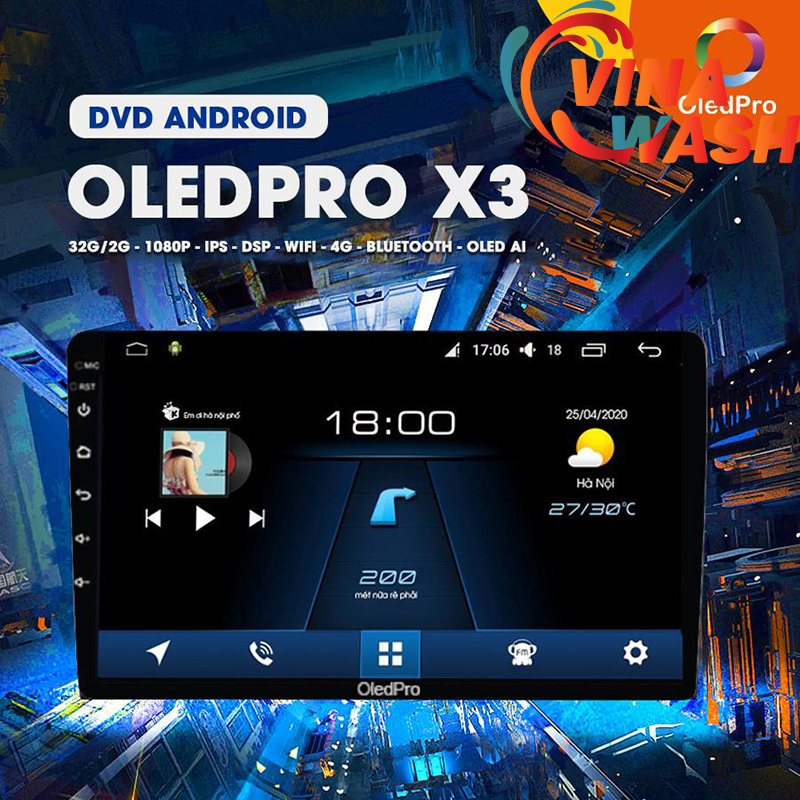 Màn hình DVD Android Oled pro X3