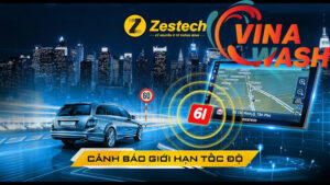 Màn hình Zestech cảnh báo giới hạn tốc độ