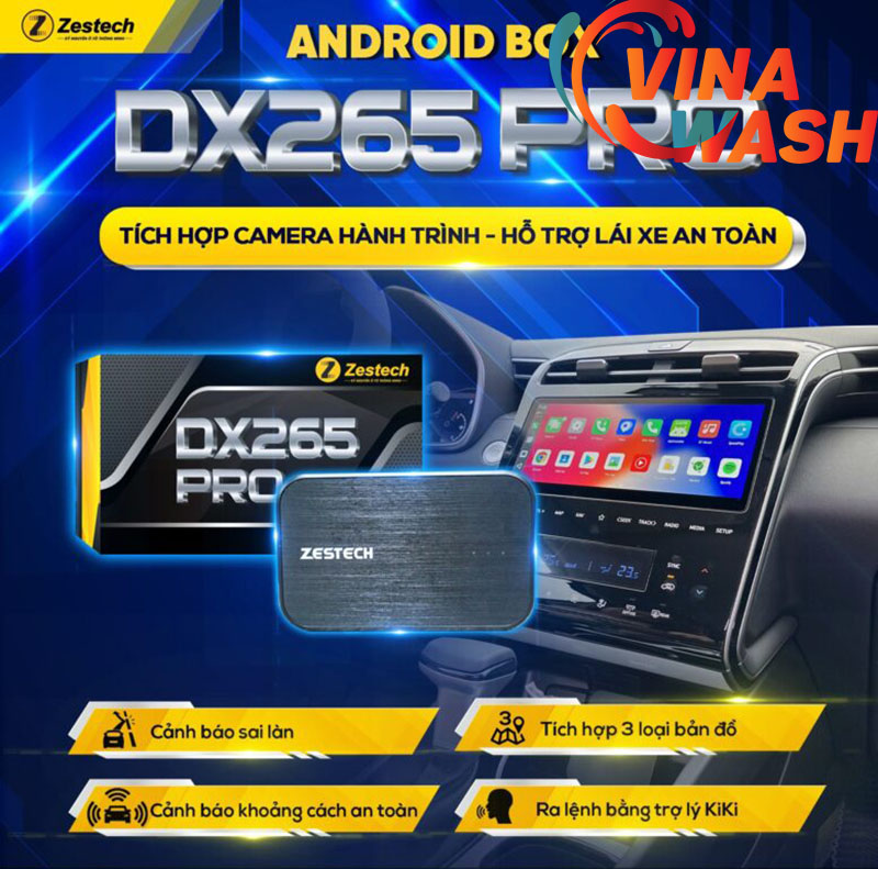 Android Box DX265 Pro tích hợp camera hành trình 