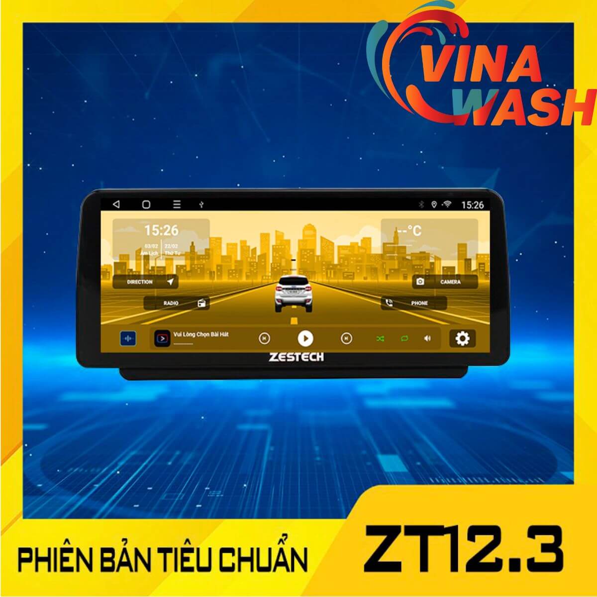 Màn hình Zestech ZT12.3 phiên bản tiêu chuẩn