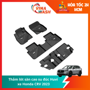Thảm lót sàn cao su đúc Huvi xe Honda CRV 2023