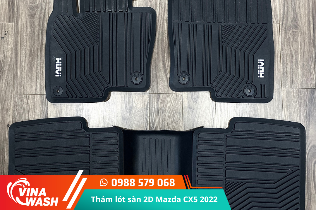 Thảm lót sàn cao su đúc Huvi xe Mazda CX5 2022