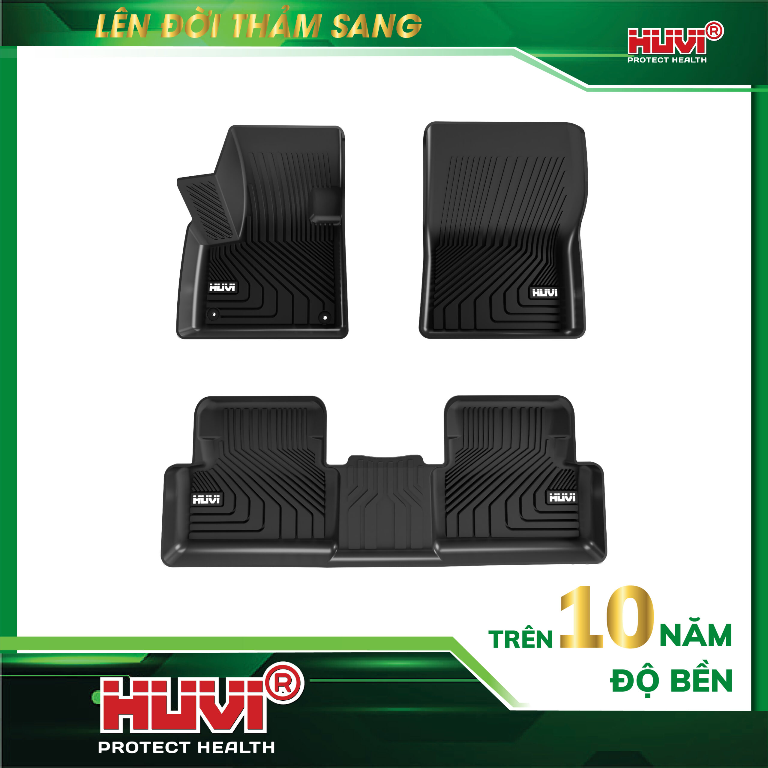 Thảm lót sàn cao su đúc Huvi xe Peugeot 3008