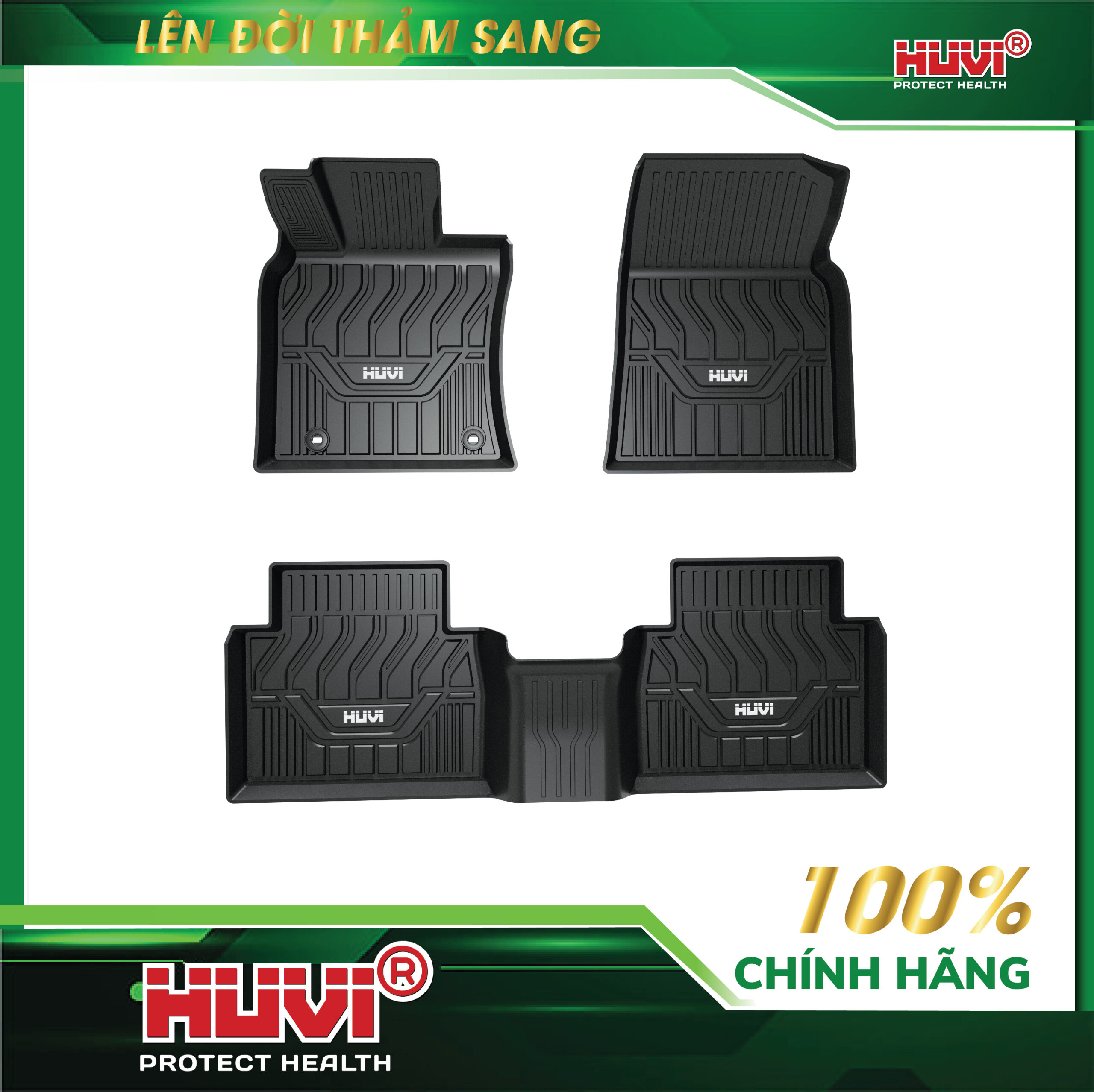 Thảm lót sàn cao su đúc Huvi xe Toyota Camry 2022