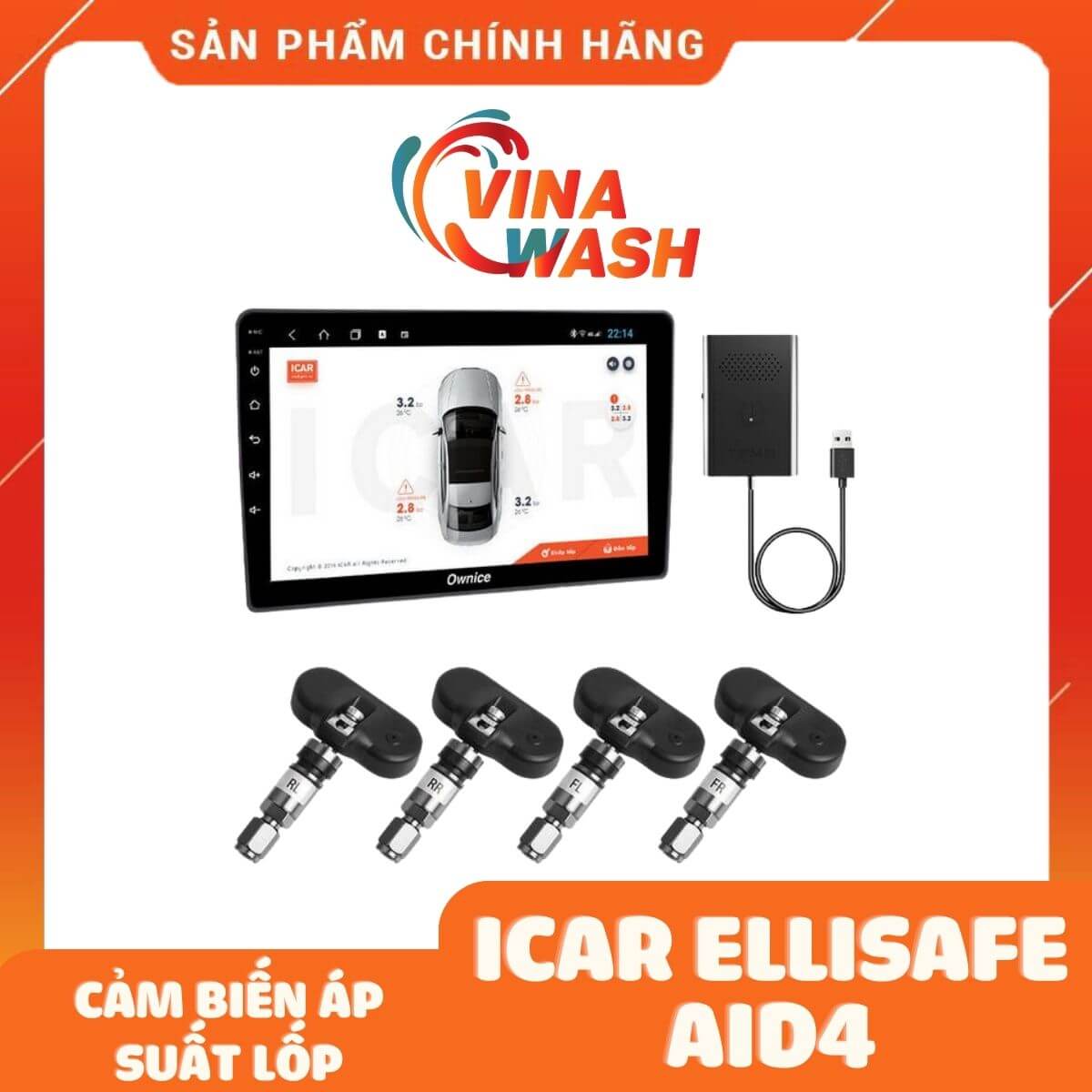 Cảm biến áp suất lốp Icar Ellisafe ADI4