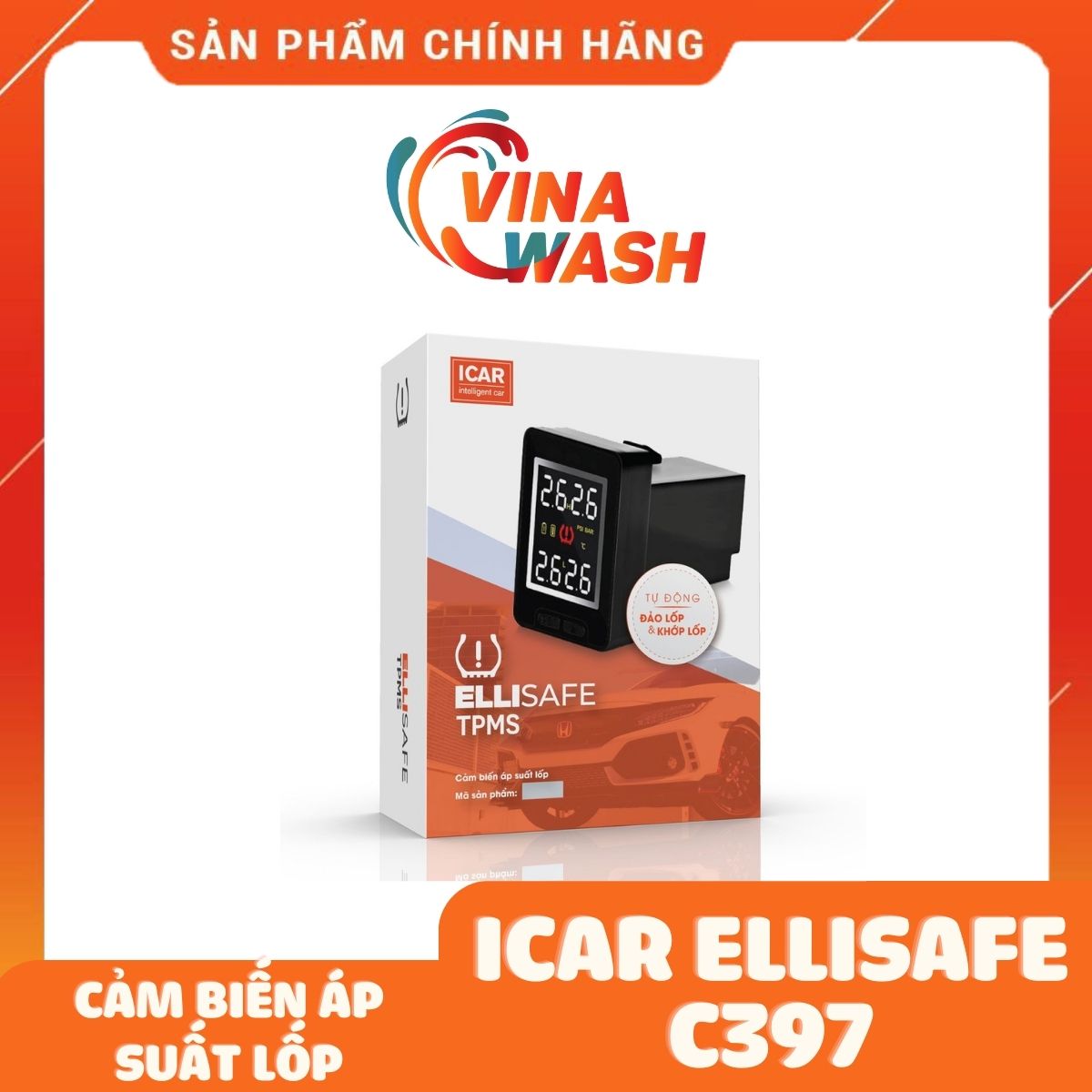 Cảm biến áp suất lốp Ellisafe C397