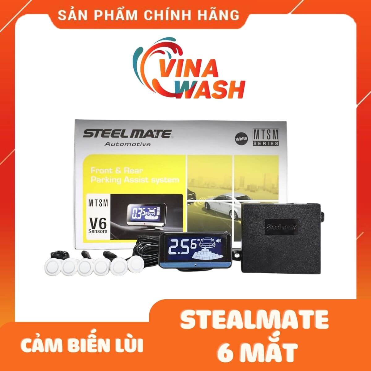 Cảm biến lùi Stealmate 6 mắt