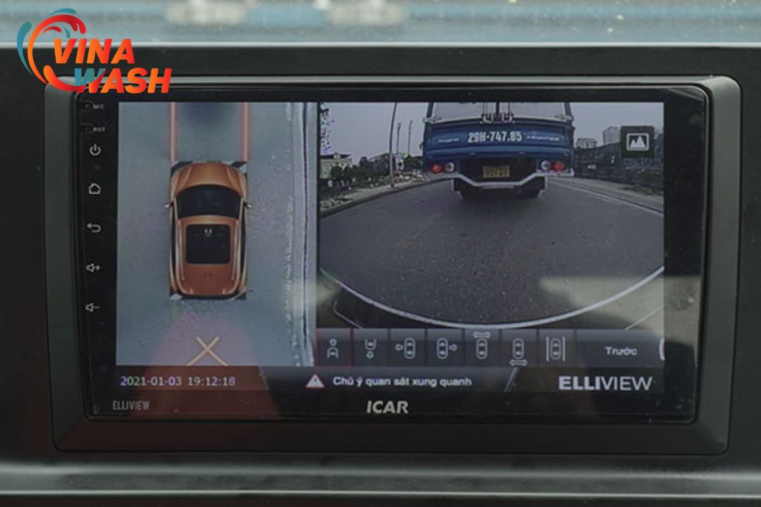 Camera 360 ô tô ICAR Elliview Z5 có hình ảnh sắc nét trong mọi trường hợp
