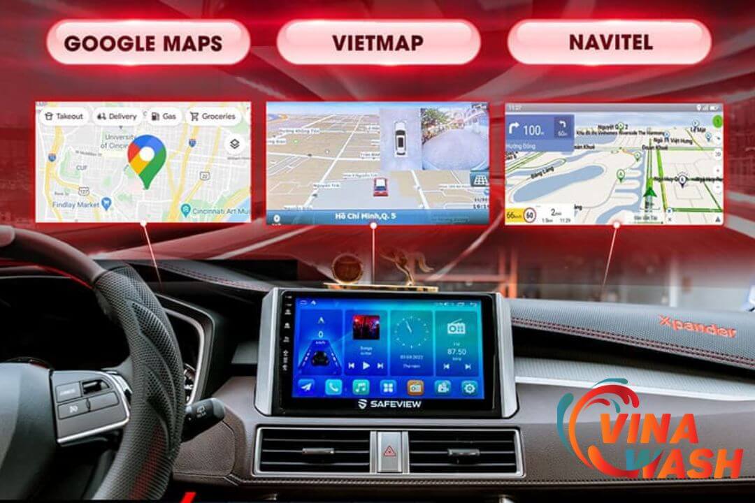 Dẫn đường chính xác với màn hình ô tô Safeview Elegant 360