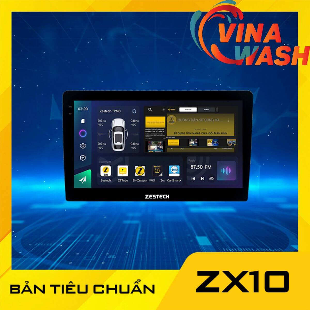 Màn hình Zestech ZX10 phiên bản tiêu chuẩn