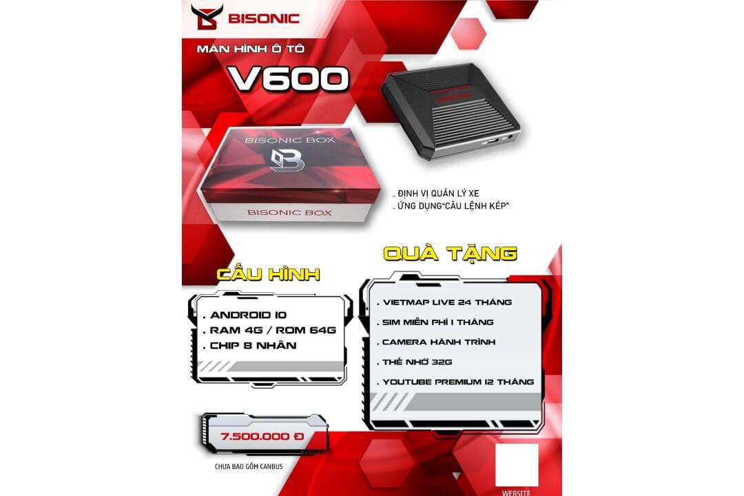 giá lắp đặt Android Box Bisonic V600