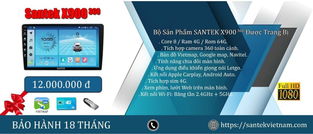 Giá độ Màn hình Santek X900 360