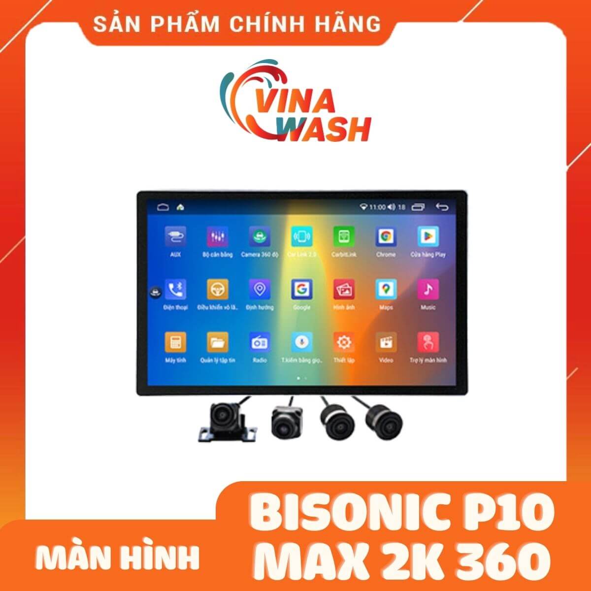 Màn hình Bisonic P10 Max 2K 360