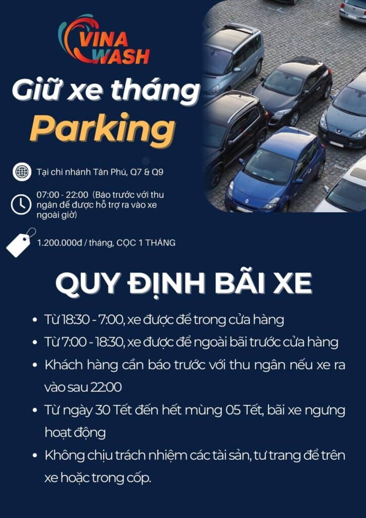 bãi giữ xe ô tô tại quận Tân Phú