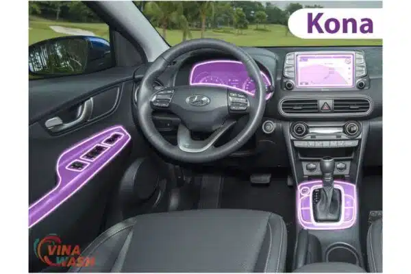 Dán PPF nội thất xe Hyundai Kona
