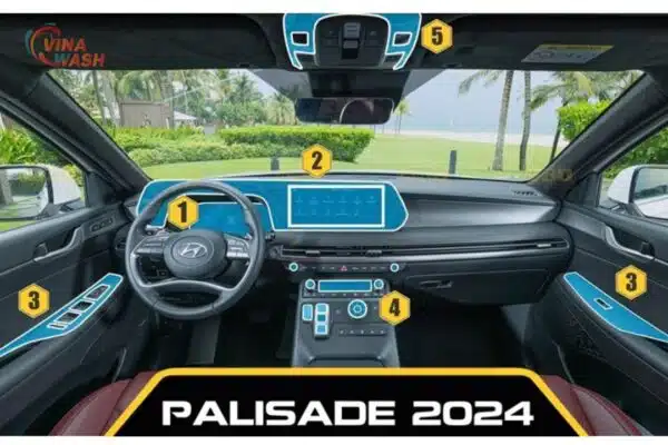 Dán PPF nội thất xe Hyundai Palisade