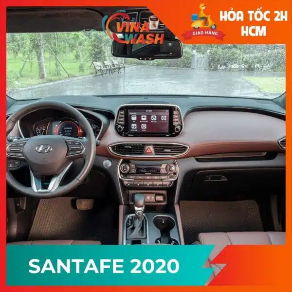 Dán PPF nội thất xe Hyundai Santafe 2020