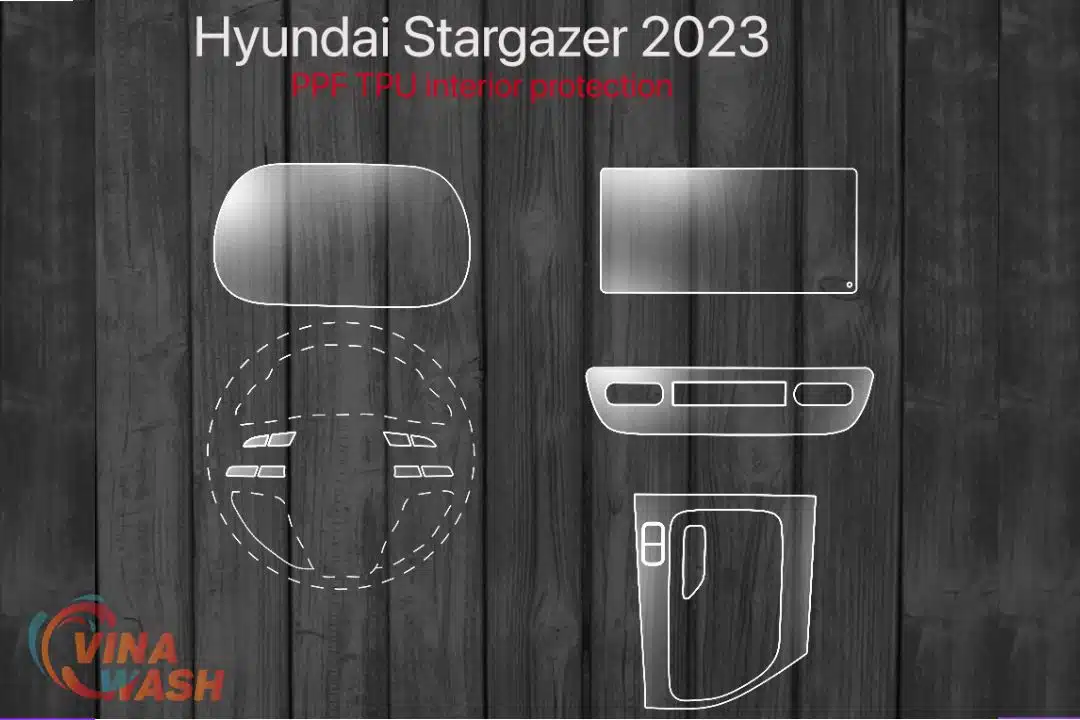 Dán PPF nội thất xe Hyundai Stargazer