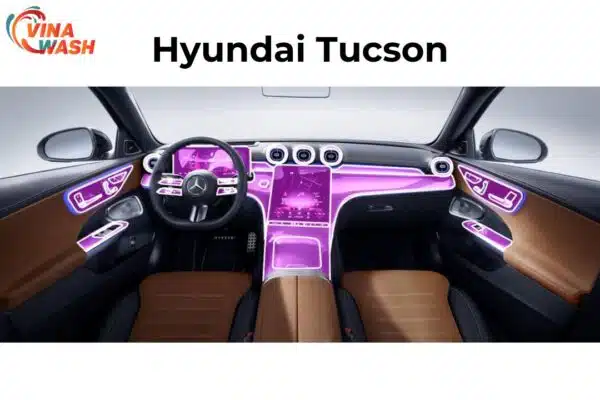 Dán PPF nội thất xe Hyundai Tucson