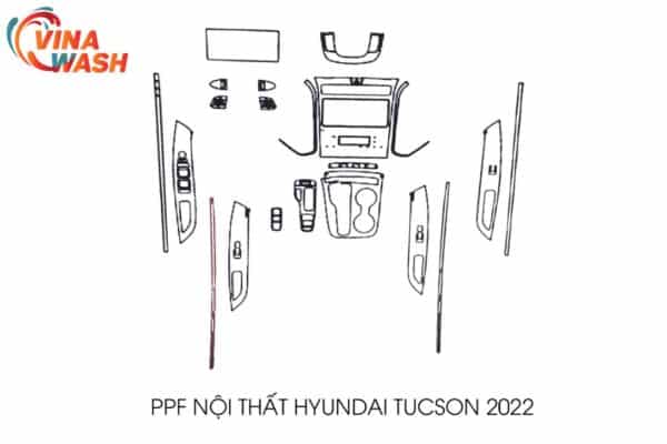 Dán PPF nội thất xe Hyundai Tucson