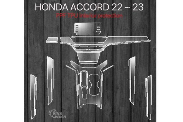 Dán PPF nội thất xe Honda Accord 2022 tại những vị trí nào