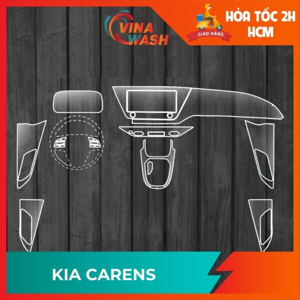 Dán PPF nội thất xe Kia Carens