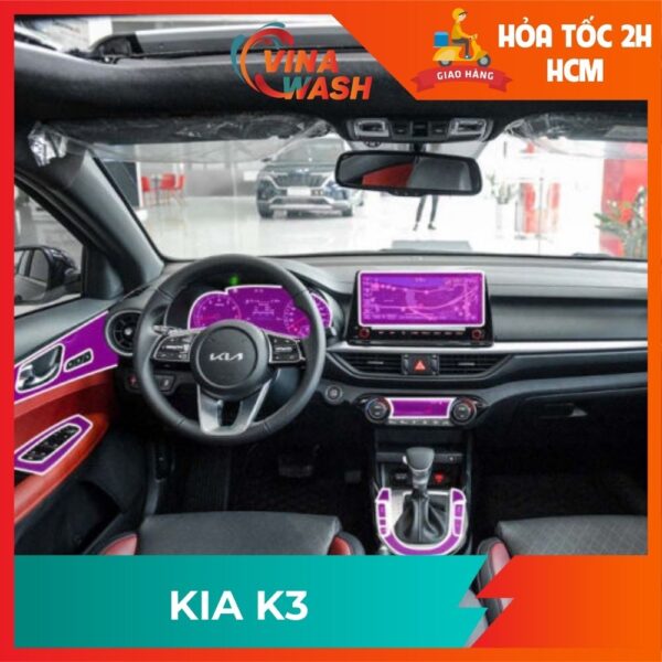 Dán PPF nội thất xe Kia K3