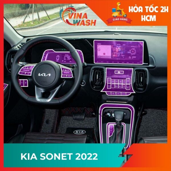 Dán PPF nội thất xe Kia Sonet 2022