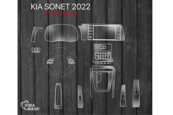 Dán PPF nội thất xe Kia Sonet 2022 tại những vị trí nào