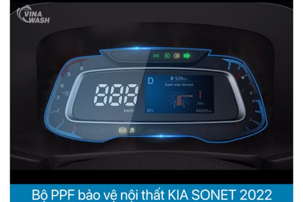 Dán PPF nội thất xe Kia Sonet 2022 tại những vị trí nào