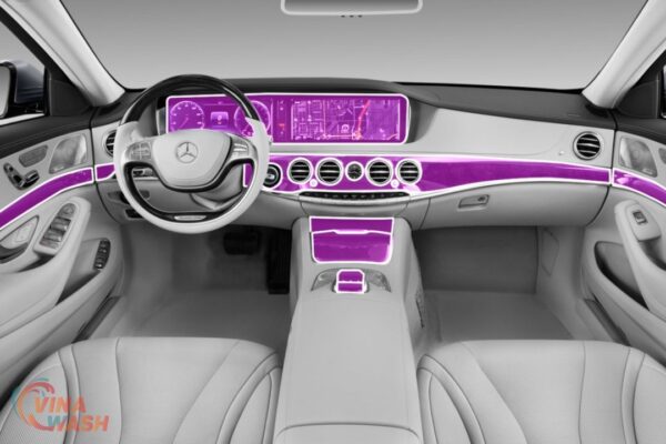 Vị trí Dán PPF nội thất xe Maybach S450 2023