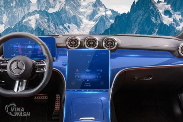 Dán PPF nội thất xe Mercedes C300 2024