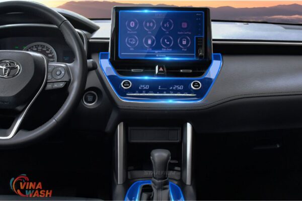 Dán PPF nội thất xe Toyota Cross tại những vị trí nào