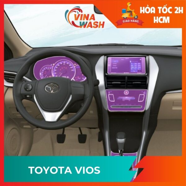 Dán PPF nội thất xe Toyota Vios