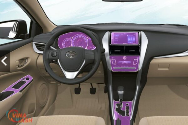 Dán PPF nội thất xe Toyota Vios tại những vị trí nào