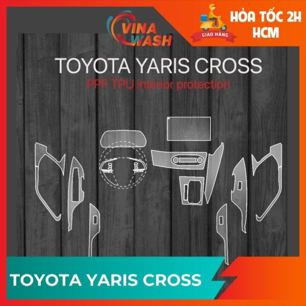 Dán PPF nội thất xe Yaris Cross