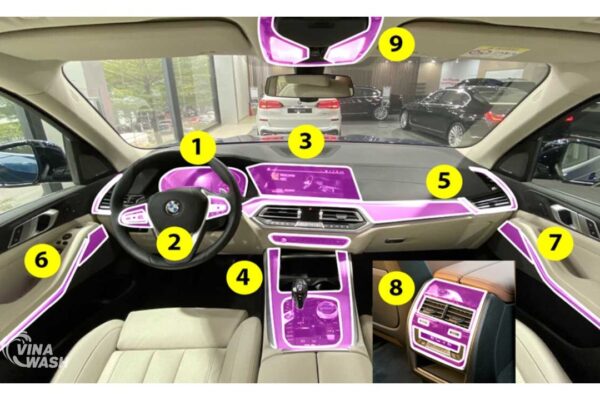 Dán PPF nội thất xe BMW X5