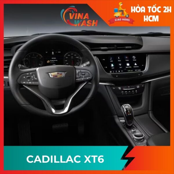 Dán PPF nội thất xe Cadillac XT6