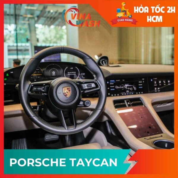 Dán PPF nội thất xe Porsche Taycan