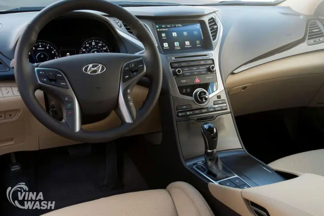 Vị trí Dán PPF nội thất xe Hyundai Azera