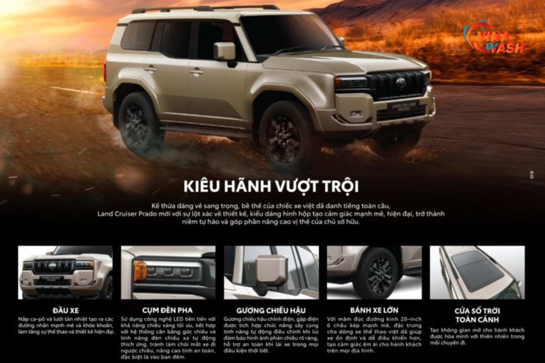 Giá xe Toyota Land Cruiser: Bảng Giá, TSKT, Ưu Đãi 2025 - VinaWash