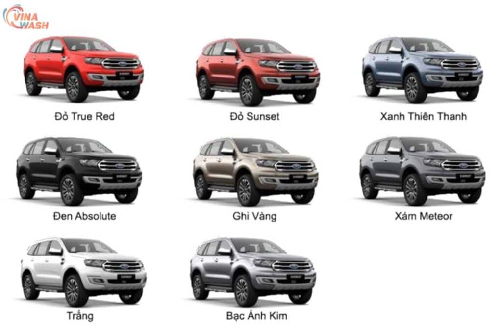 Màu sắc Ford Everest