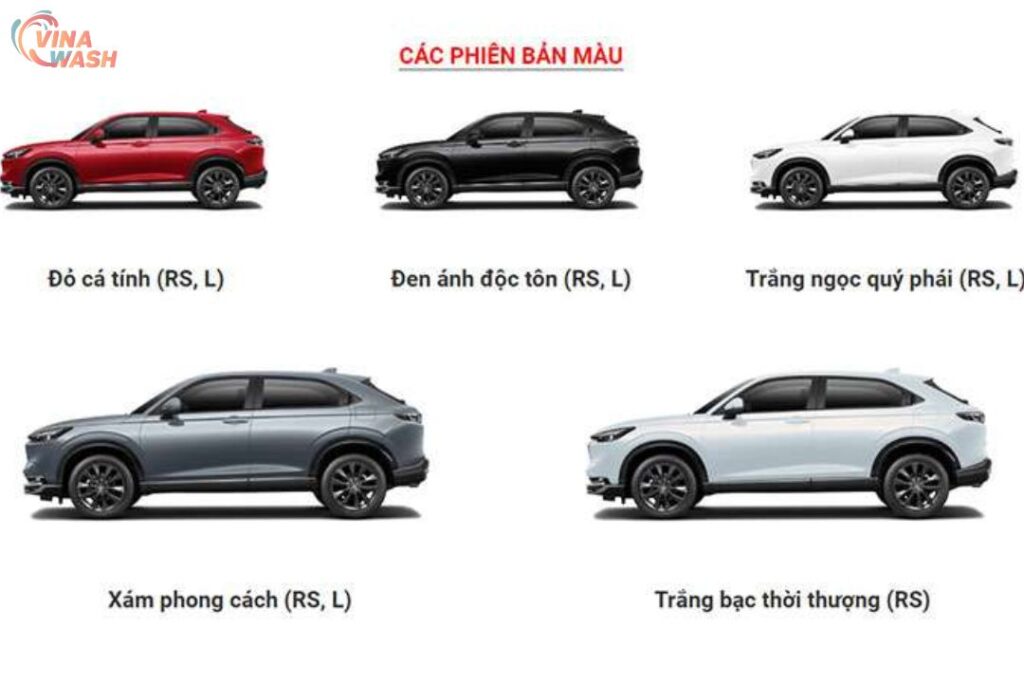 Màu sắc Honda HRV