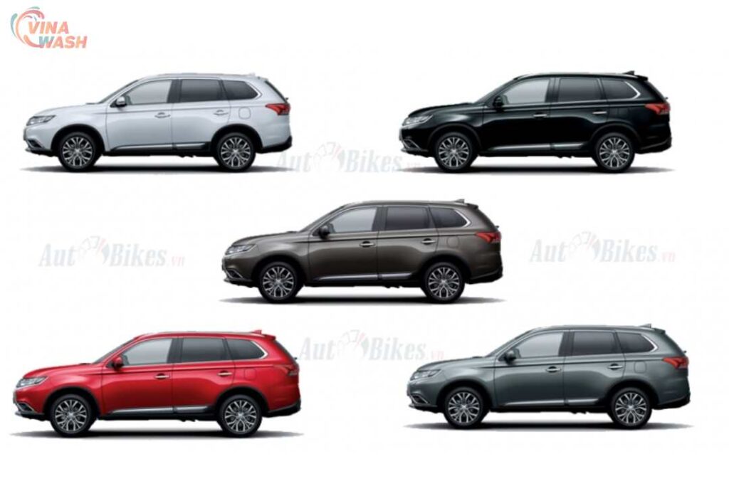 Màu sắc Mitsubishi Outlander 2024