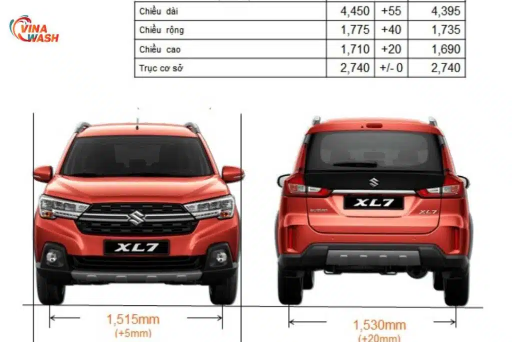 Thông số kỹ thuật Suzuki XL7