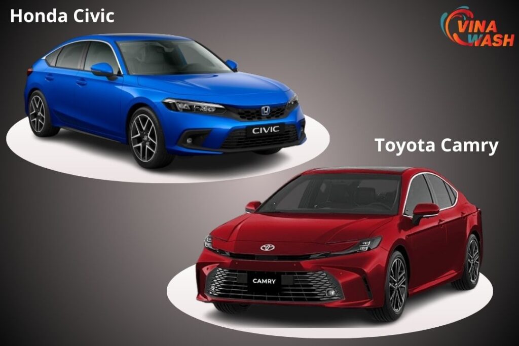 Honda Civic hay Toyota Camry phù hợp với bạn? Đề xuất từ Vinawash