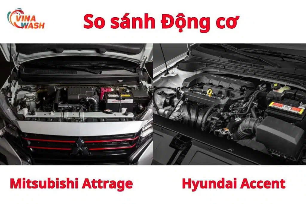 So sánh Mitsubishi Attrage và Hyundai Accent: Động cơ và khả năng vận hành– Tiết kiệm nhiên liệu hay hiệu suất mạnh mẽ?