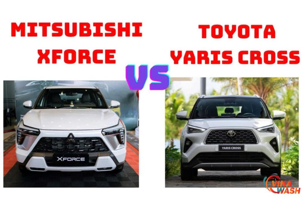 So sánh Mitsubishi Xforce và Toyota Yaris Cross chi tiết