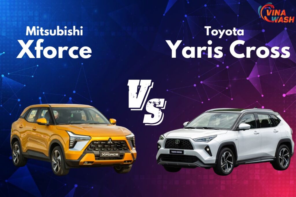 So sánh Mitsubishi Xforce và Toyota Yaris Cross: Kích thước và thiết kế ngoại thất